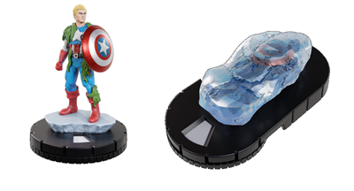 Marvel HeroClix Iconix: Captain America från Isen - EN WizKids/NECA