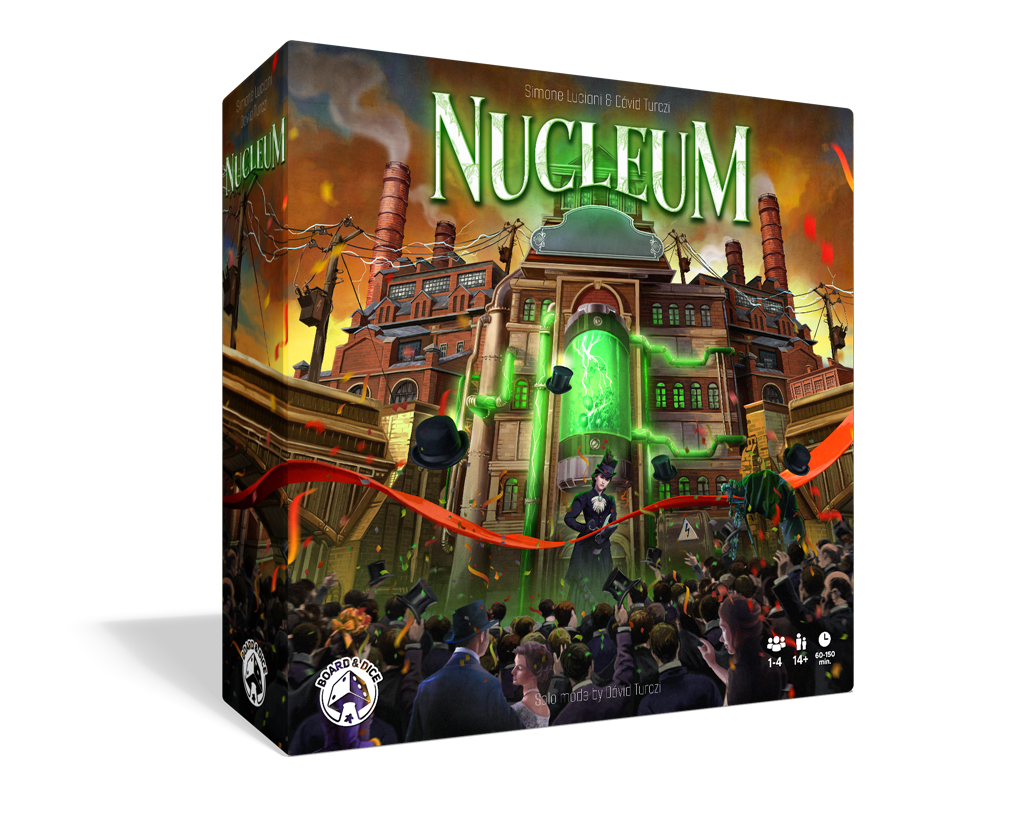 Nucleum - Brädspel om industriell revolution Board&Dice