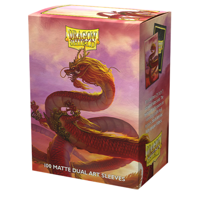 Dragon Shield Art Sleeves - Standard Size - Matte Dual - Year of the Wood Dragon (100 Sleeves) Arcane Tinmen