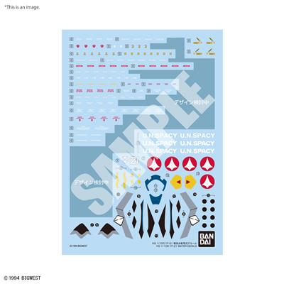 HG 1/100 YF-21 Vatten Decals Bandai