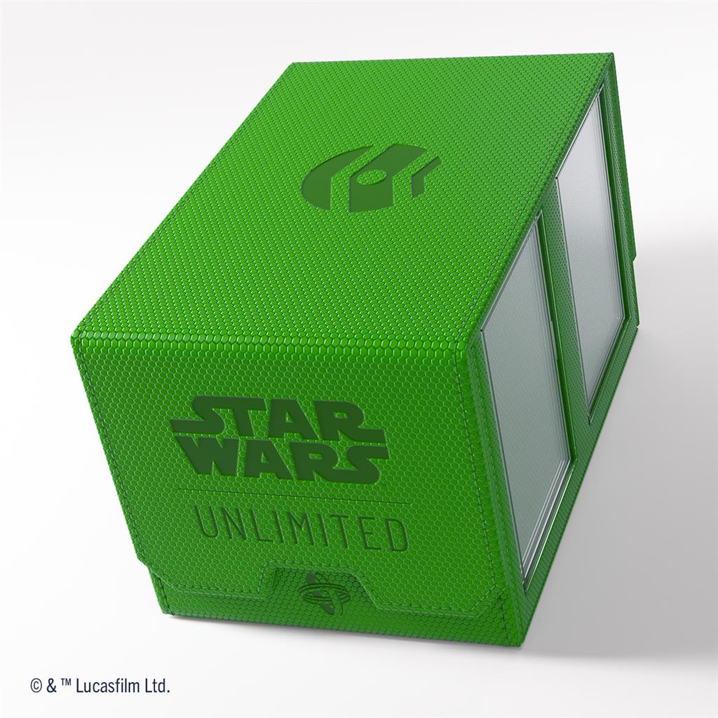 Gamegenic - Star Wars: Unlimited Double Deck Pod - Green Gamegenic