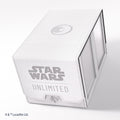 Gamegenic - Star Wars: Unlimited Double Deck Pod - White/Black Gamegenic
