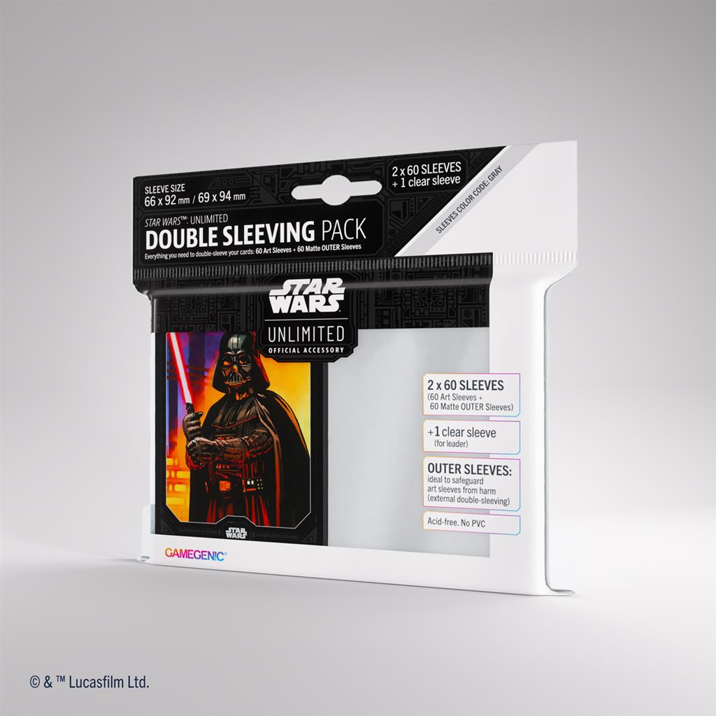 Gamegenic - Star Wars: Unlimited Art Sleeves Double Sleeving Pack - Darth Vader Gamegenic