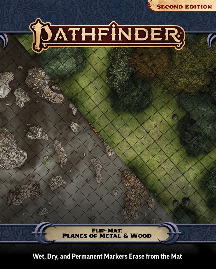 Pathfinder Flip-Mat: Planes of Metal and Wood Paizo Publishing