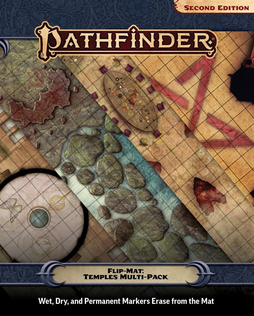Pathfinder Flip-Mat: Temples Multi-Pack Paizo Publishing