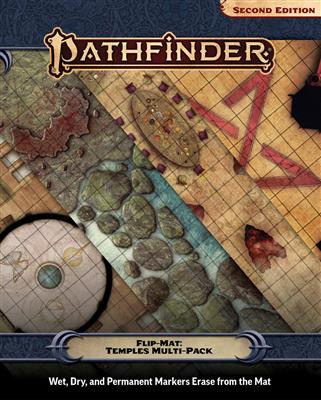 Pathfinder Flip-Mat: Temples Multi-Pack Paizo Publishing