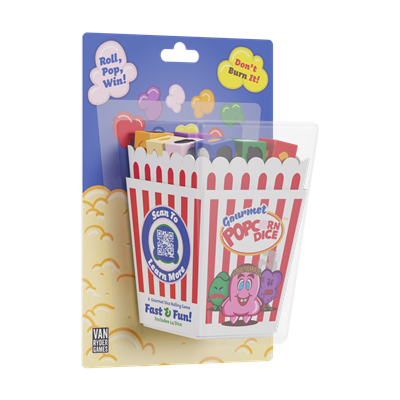 Gourmet Popcorn Dice - Roligt Tärningsspel med Popcorn Van Ryder Games