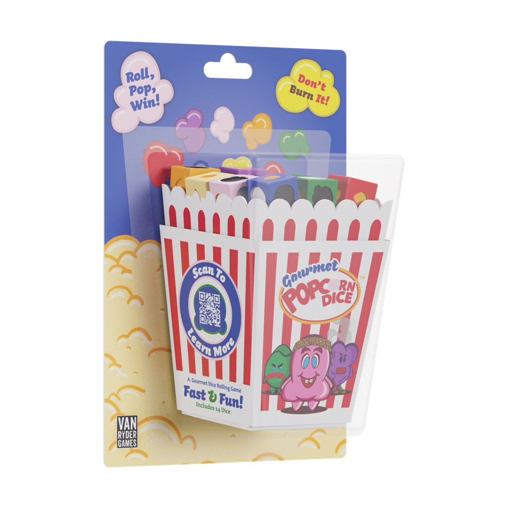 Gourmet Popcorn Dice - Roligt Tärningsspel med Popcorn Van Ryder Games
