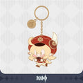 Genshin Impact - Emalj Metall Nyckelring - Klee Sakami Merchandise