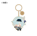 Genshin Impact - Emalj Metall Nyckelring - Eula Sakami Merchandise