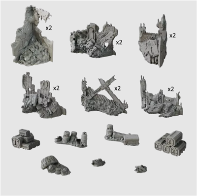 Terrain Crate - Deadzone Ruins Mantic Games