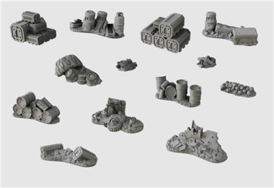Terrain Crate - Sci-fi Scatter Terrain Set Mantic Games