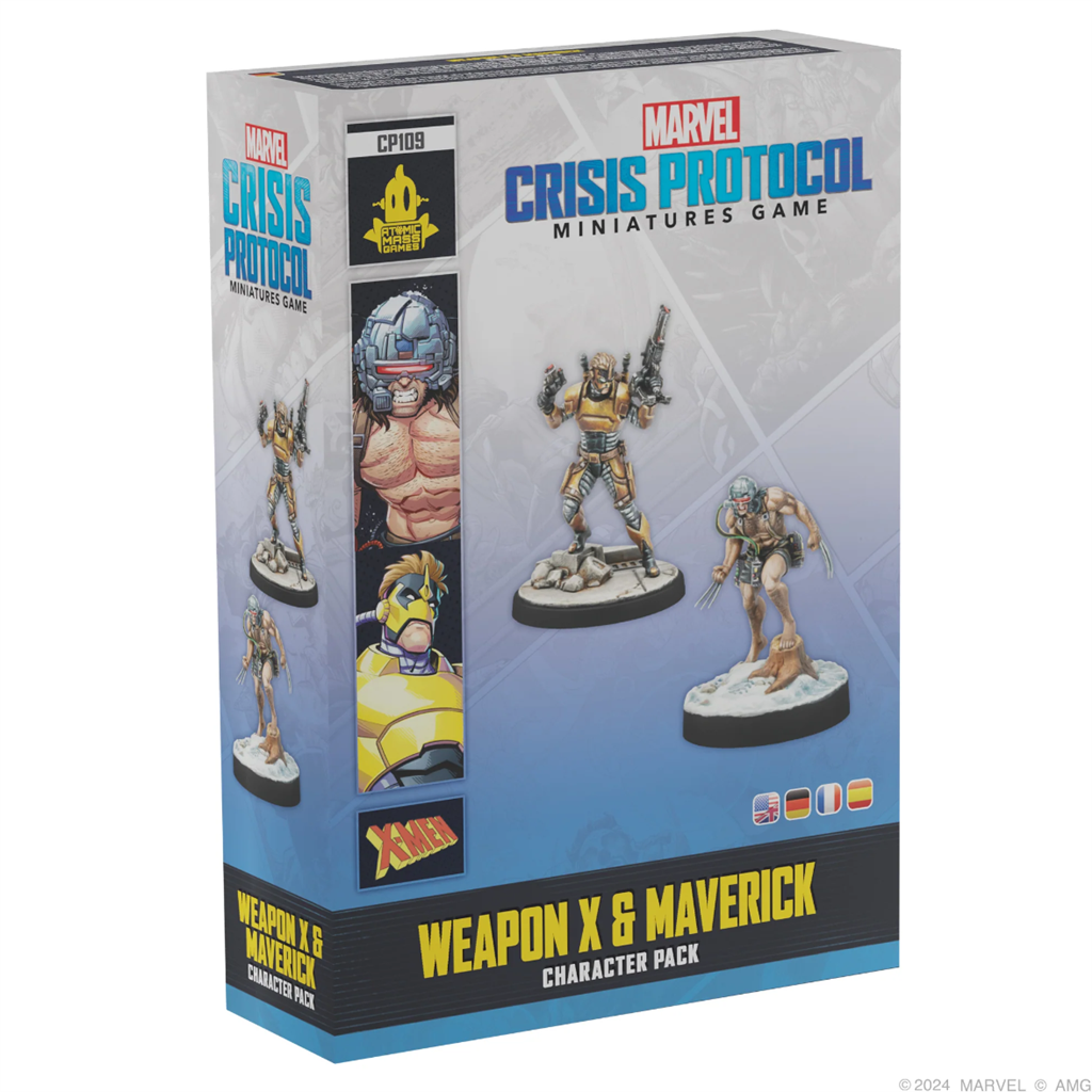 Marvel Crisis Protocol: Weapon X & Maverick - EN/SP/DE/FR Atomic Mass Games