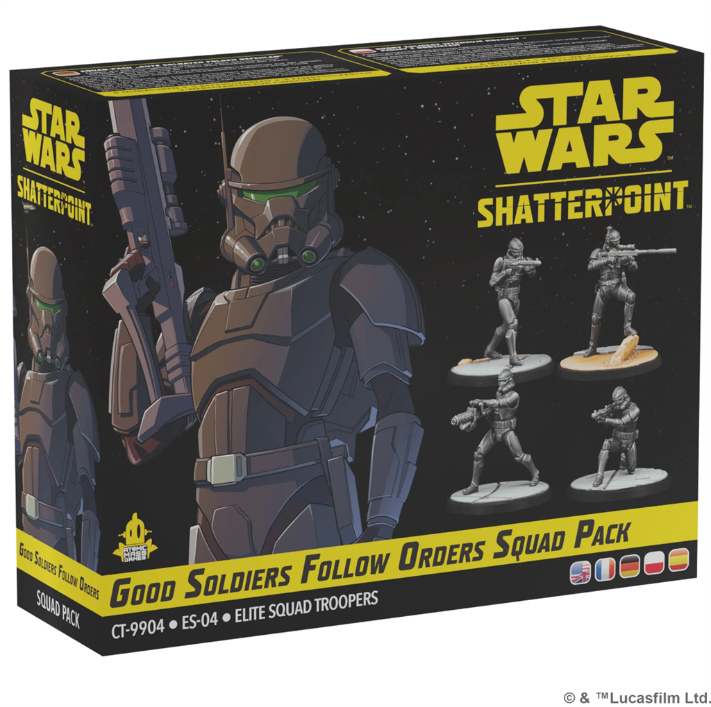 Star Wars: Shatterpoint - Good Soldiers Follow Orders Squad Pack Atomic Mass Games