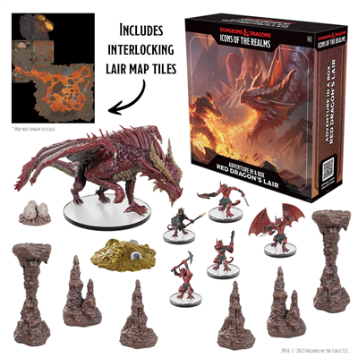 D&D Icons of the Realms: Adventure in a Box - Red Dragon's Lair