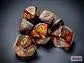 Chessex Scarab Mini-Polyhedral Blue Blood/gold 7-Die Set Chessex