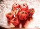 Chessex Vortex Mini-Polyhedral Orange/Black 7-Tärningsset Chessex