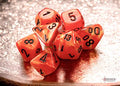 Chessex Vortex Mini-Polyhedral Orange/Black 7-Tärningsset Chessex