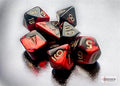 Chessex Gemini Mini-Polyhedral Black-Red/gold 7-Die Set Chessex