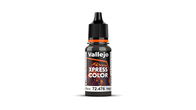 Vallejo Game Color / Xpress Color - Greasy Black 18 ml Vallejo