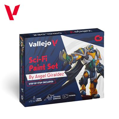 Vallejo Game Color Sci-Fi Paint Set 12 Färger 18 ml Vallejo