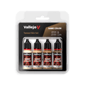 Vallejo Game Color Tanned Skin Set 18 ml - 4 färger Vallejo