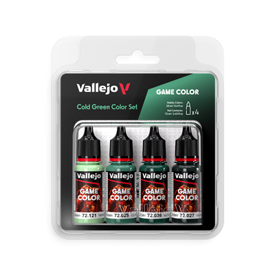Vallejo Game Color - Cold Green Färgset 18 ml Vallejo