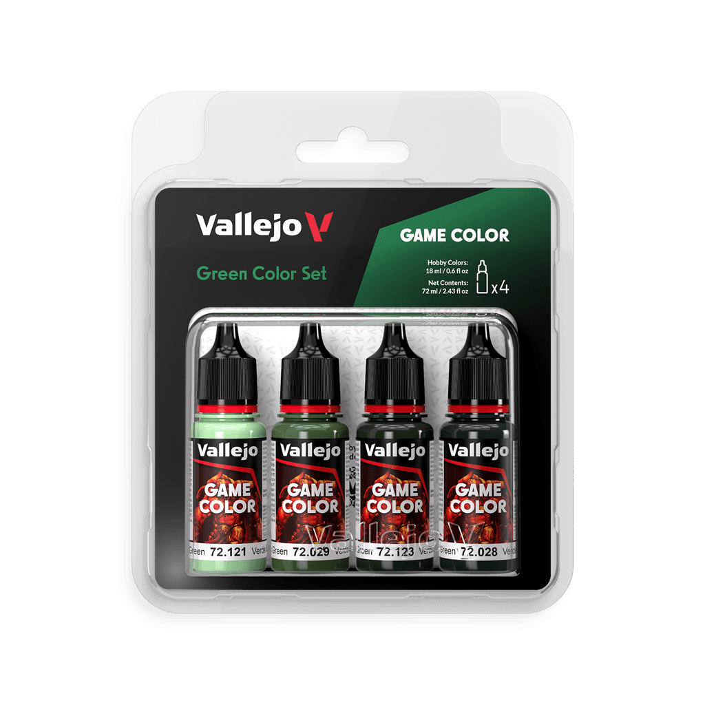 Vallejo Game Color - Grön Färgsats 18 ml Vallejo