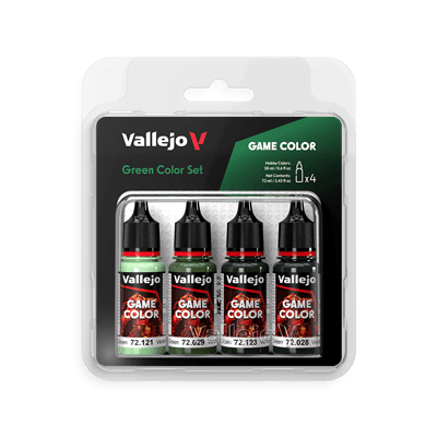Vallejo Game Color - Grön Färgsats 18 ml Vallejo