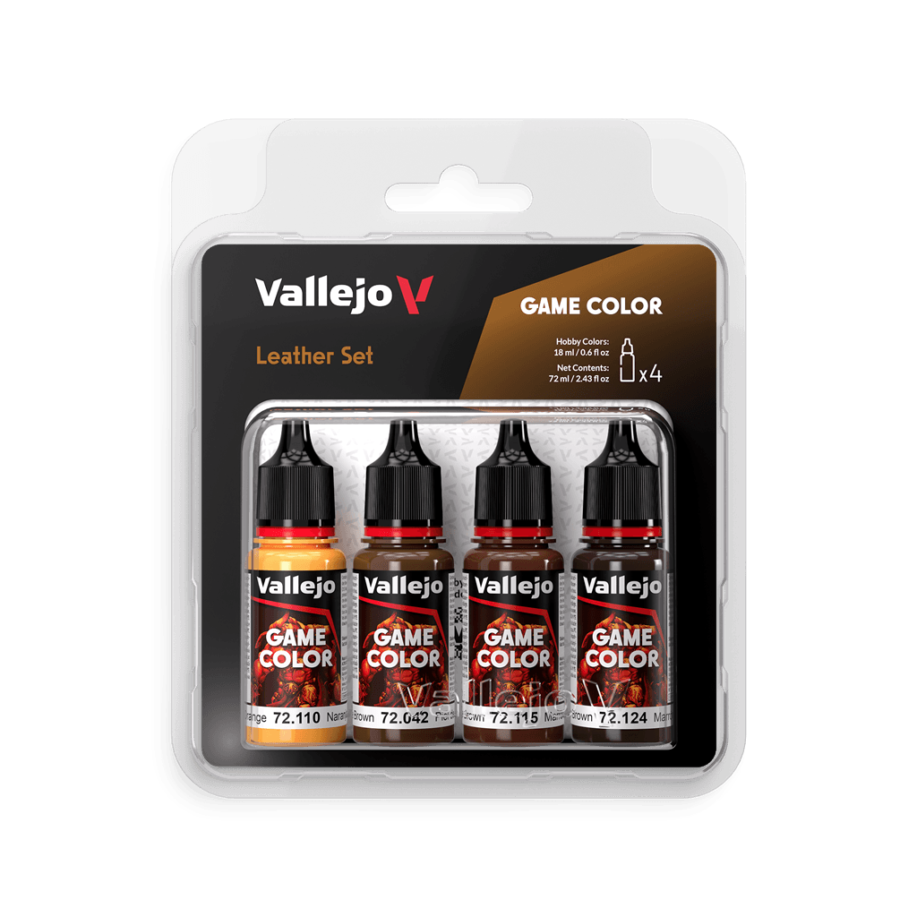 Vallejo - Game Color / 4 färger - Läder Set 18 ml Vallejo