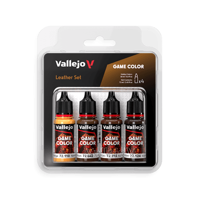 Vallejo - Game Color / 4 färger - Läder Set 18 ml Vallejo