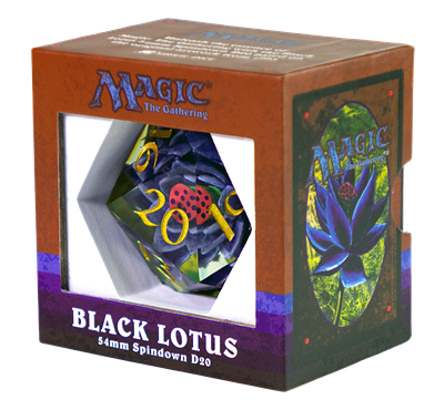 Sirius Dice - Black Lotus Spindown D20 54mm Sirius Dice