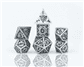 Sirius Tärningar - Tärningsset - Illusorisk Metal - Silver Sirius Dice
