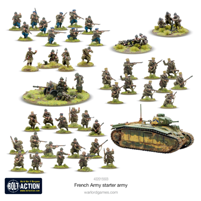 Bolt Action - Fransk Armé Startarmé Warlord Games