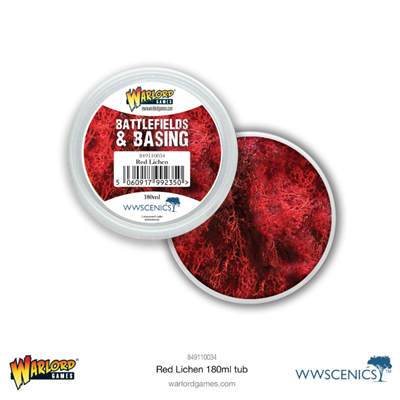 Battlefields & Basing: Röd Lichen (180ml) Warlord Games
