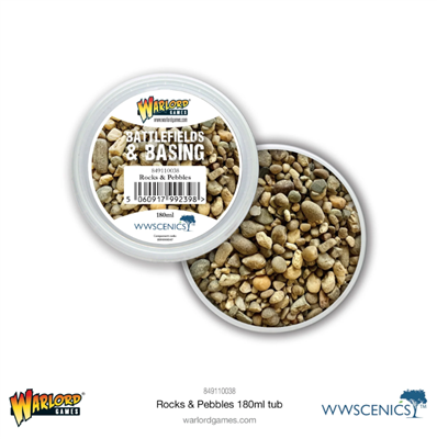Battlefields & Basing: Rocks & Pebbles (180ml) Warlord Games