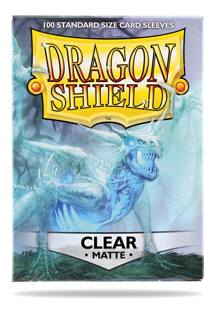 Dragon Shield Standard Sleeves - Matte Clear (100 Sleeves) Arcane Tinmen