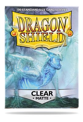 Dragon Shield Standard Sleeves - Matte Clear (100 Sleeves) Arcane Tinmen
