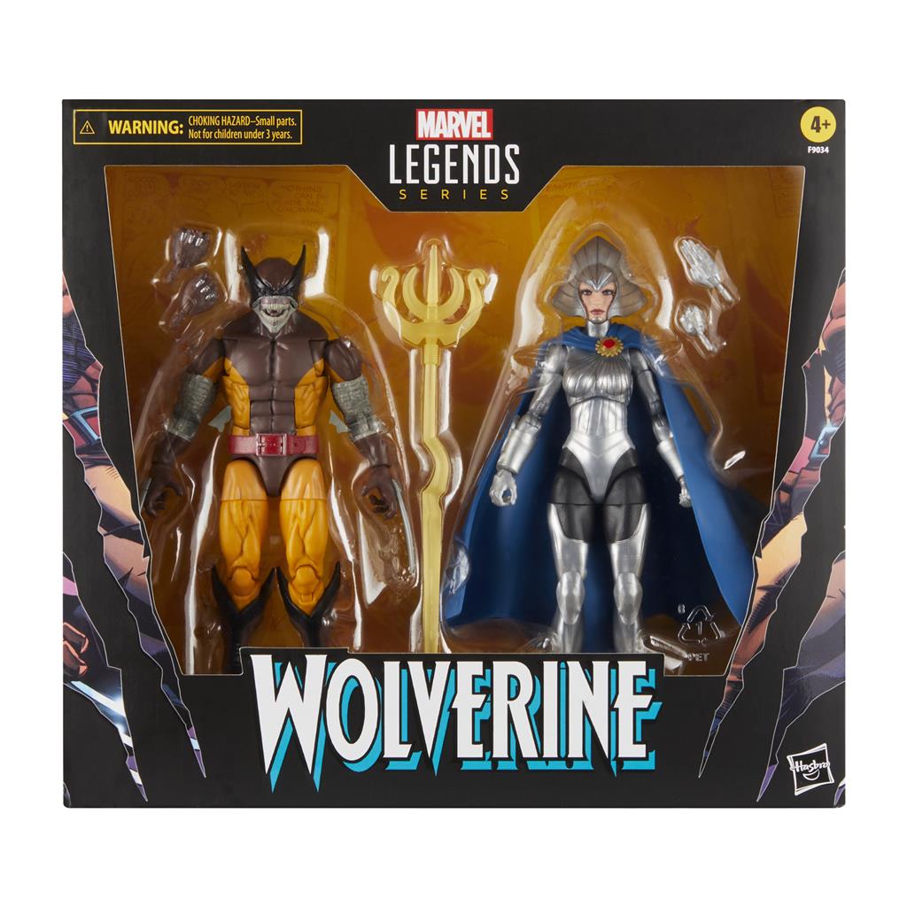 Marvel Legends Series Wolverine och Lilandra Neramani Figurset Hasbro