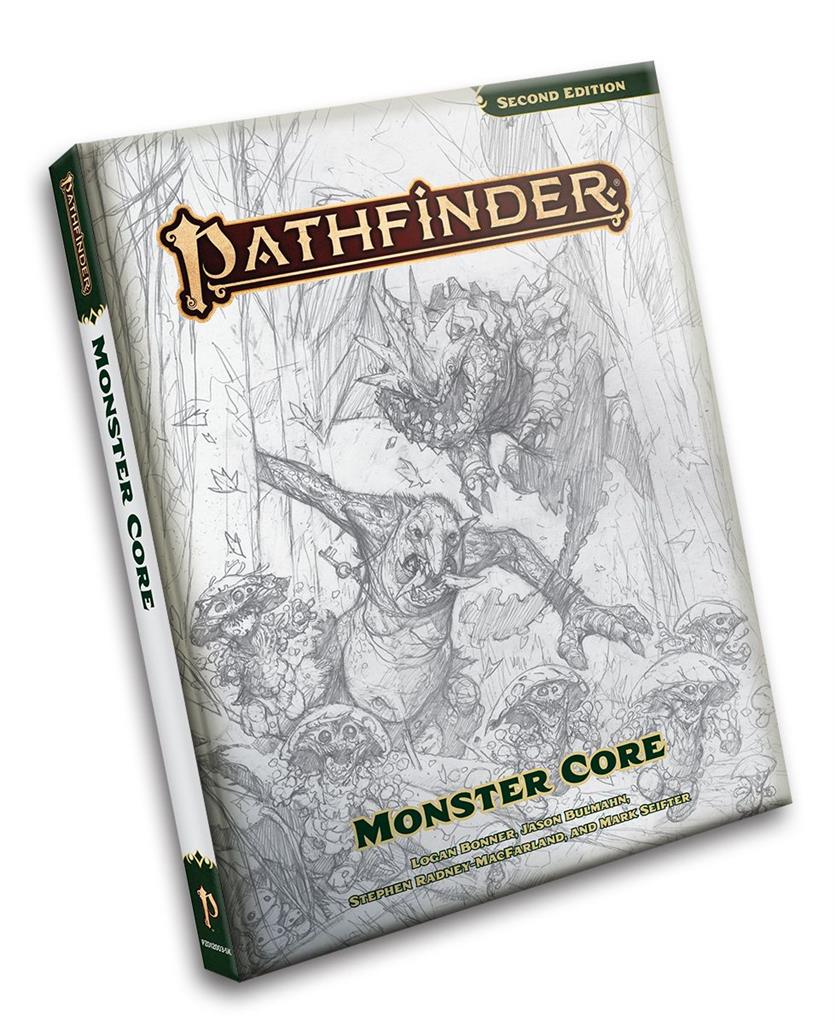 Pathfinder RPG: Pathfinder Monster Core Sketch Cover Edition (P2) Paizo Publishing