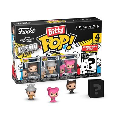 Funko Bitty POP Friends - Monica som Catwoman 4PK (3+1 Mystery Chase) Funko