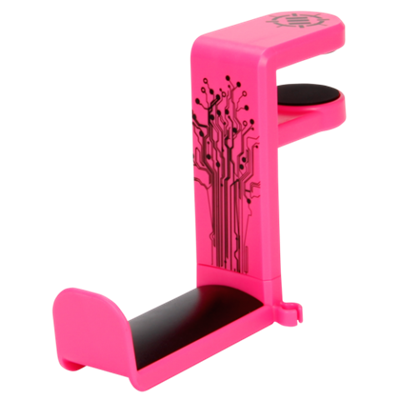 ENHANCE Clip-On Headphone Mount - Pink Gaming Headset Holder Enhance Gaming