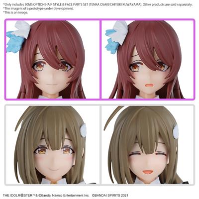 30MS OPTION HAIR STYLE & FACE PARTS SET Bandai