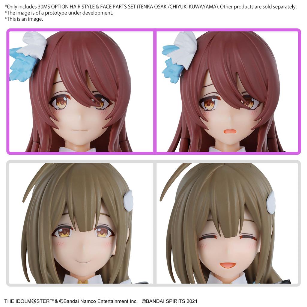 30MS OPTION HAIR STYLE & FACE PARTS SET Bandai