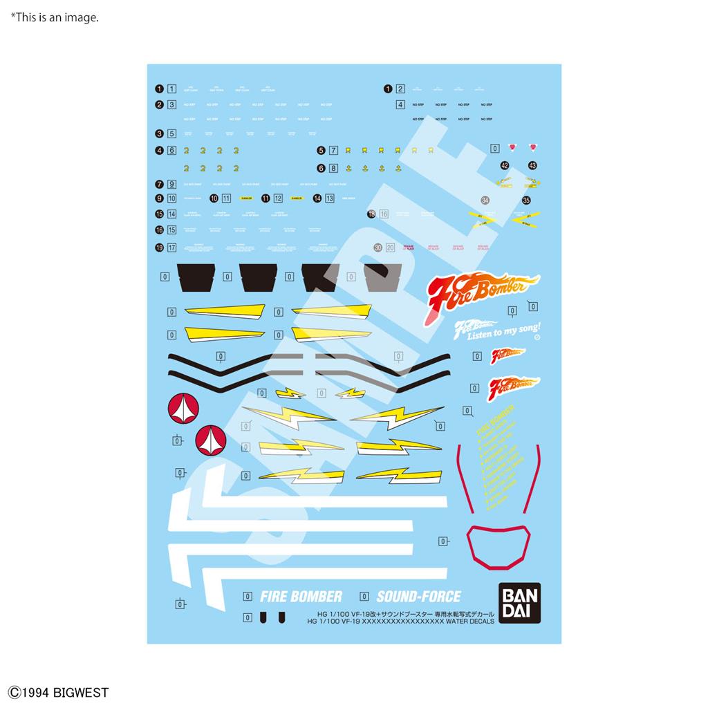 HG 1/100 VF-19 Custom Fire Valkyrie Bandai