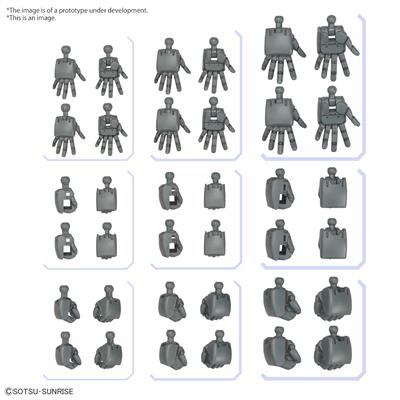 OPTION PARTS SET GUNPLA 04 (BUILD HANDS ROUND) Bandai