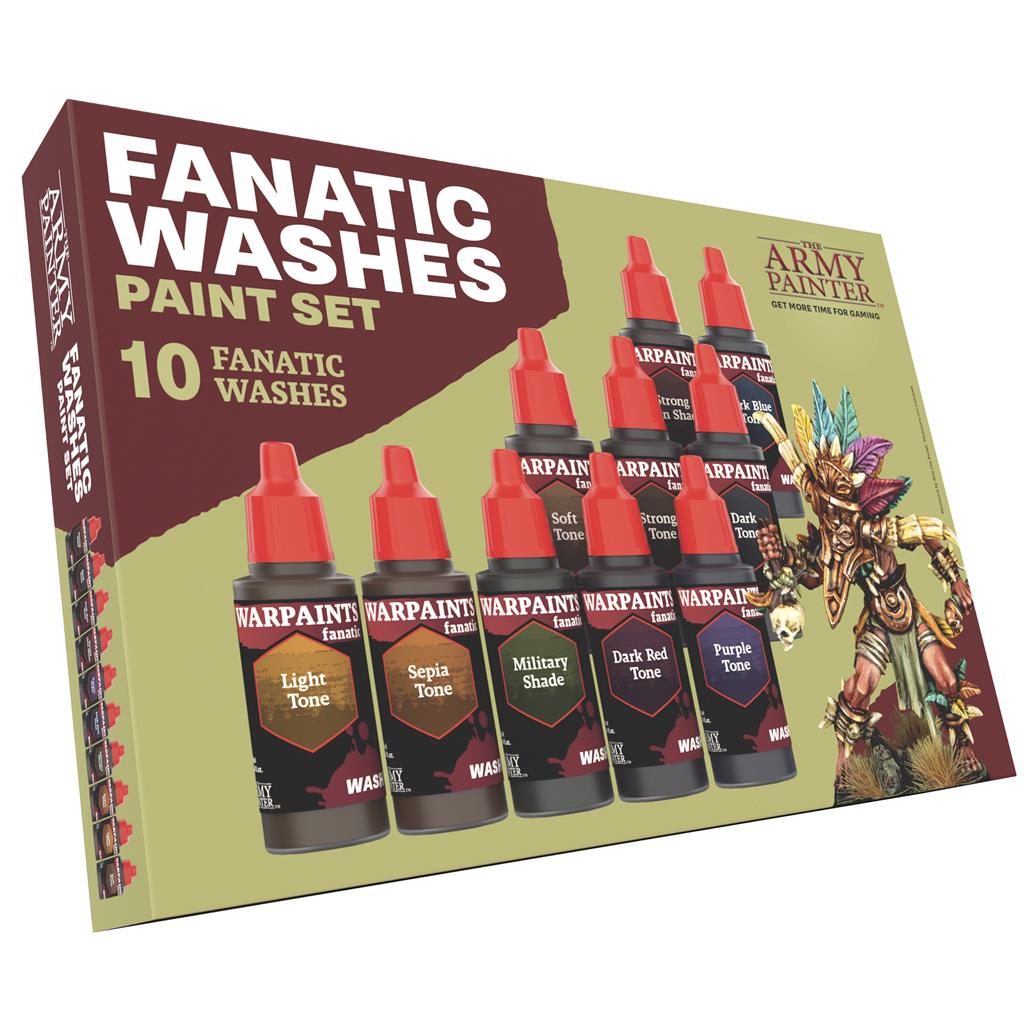 The Army Painter - Warpaints Fanatic: Washes Paint Set The Army Painter