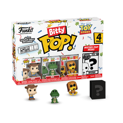 Funko Bitty POP Toy Story - Woody 4PK (3+1 Mystery Chase) Funko