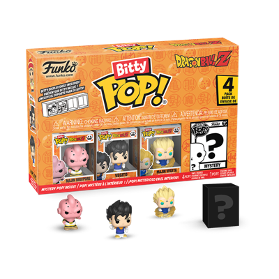 Funko Bitty POP DBZ - Kid Buu 4PK (3+1 Mystery Chase) Funko