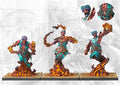 Efreet Flamecasters och Sword Dancers - Conquest: Sorcerer Kings Para Bellum Games